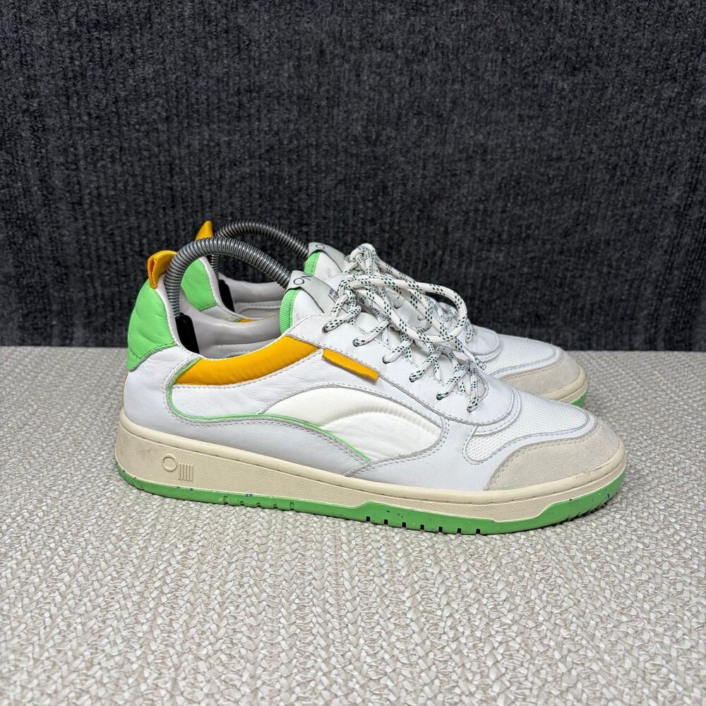 Oncept Porto Low Top Sneakers Shoes White Cloud Green Suede Leather Women’s 9